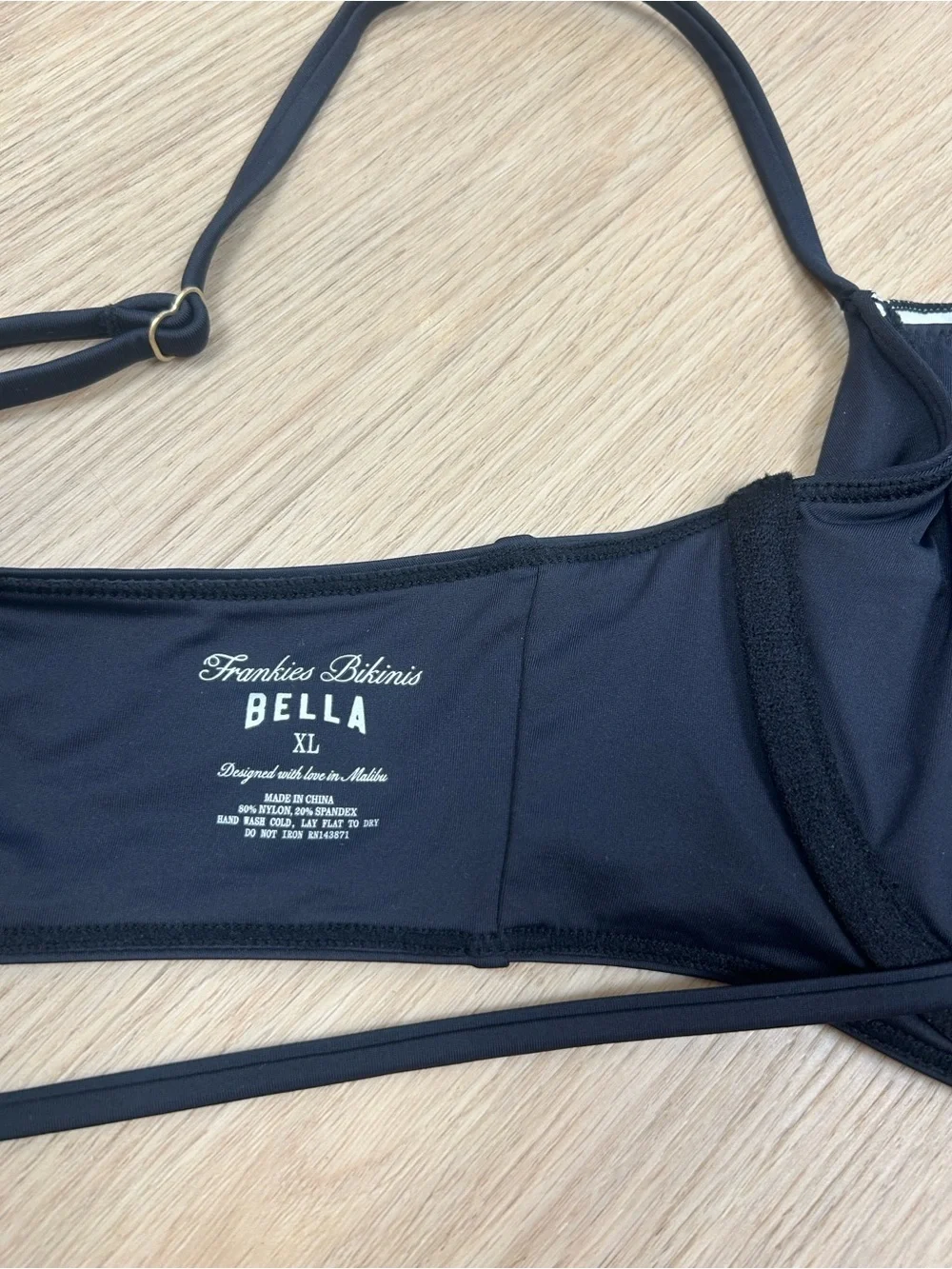Frankies Bikinis X Bella Hadid Austin Underwire Bikini Top XL
